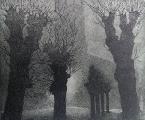 Night, Trinity Churchyard